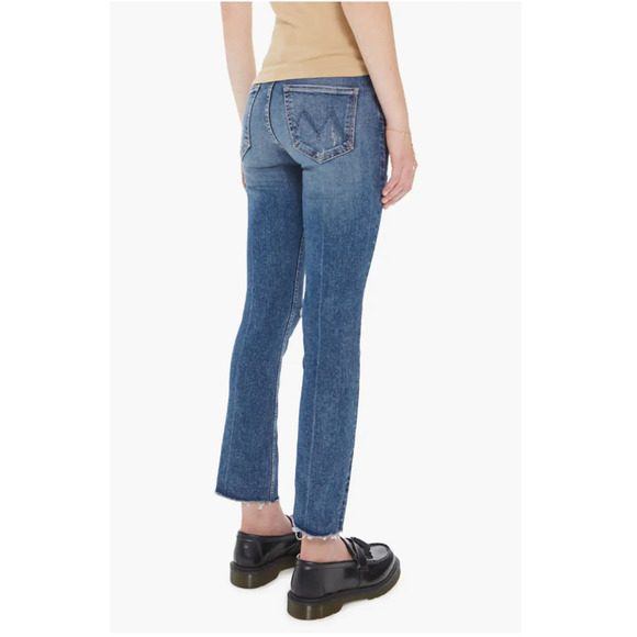 NWT $278 MOTHER the Dazzler Ripped Mid Rise Ankle Slim Jeans - Picture 2 of 3